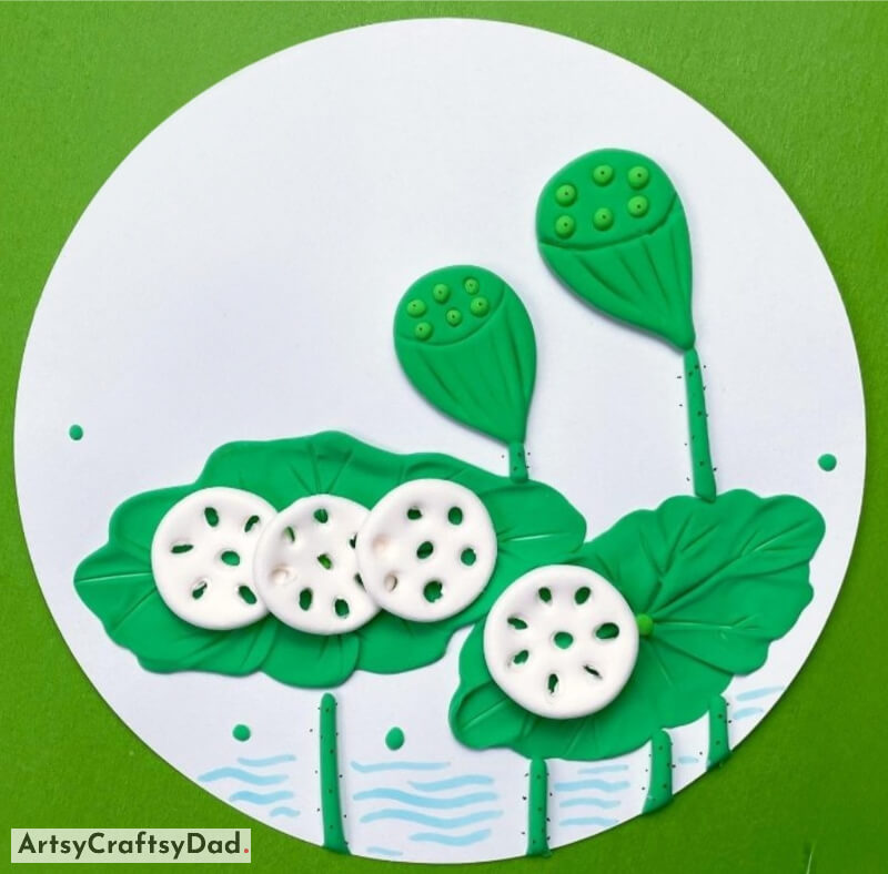 Amazing Lotus Seeds Craft Idea for Kids - Enjoyable Clay and Printing Projects for Kids