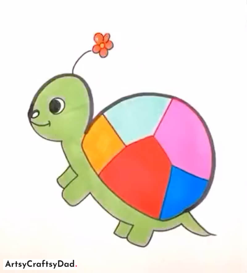 Amazing Turtle Drawing for Kids - Uncomplicated and Adorable Animal Artwork for Newbies and Tots