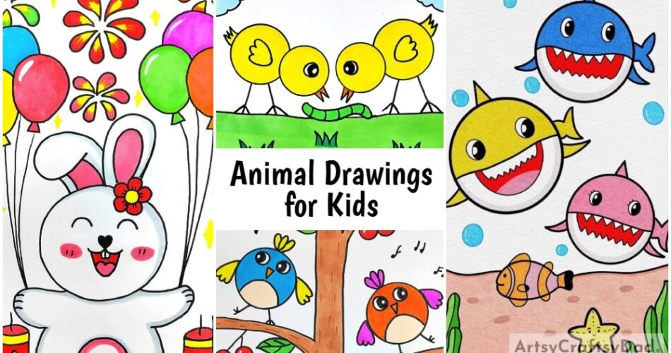 Animal Drawings for Kids