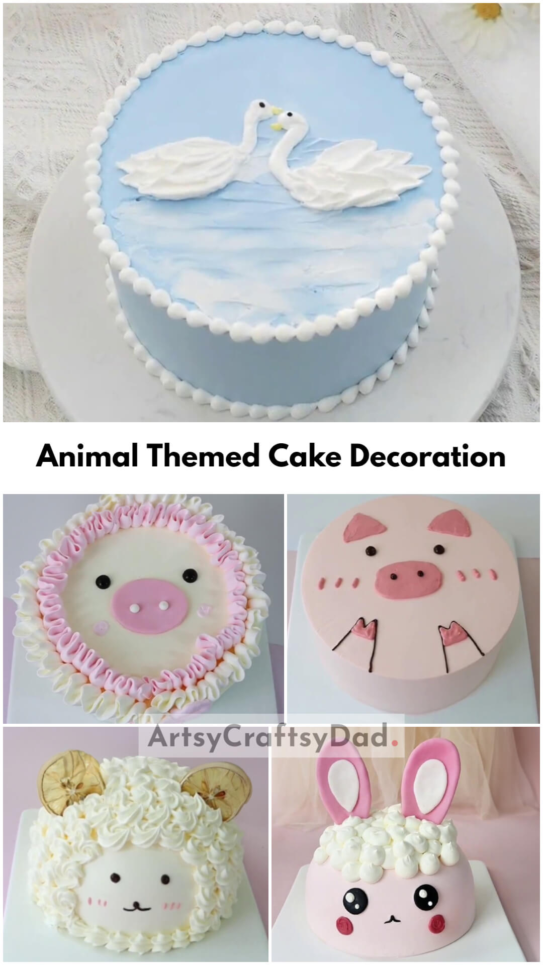 Animal Themed Cake Decoration Ideas For Kids Birthday