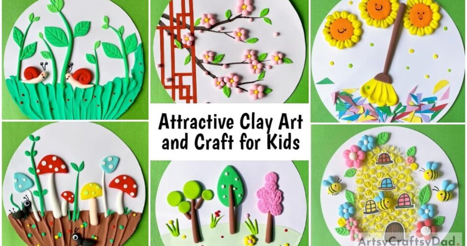 Attractive Clay Art and Craft for Kids
