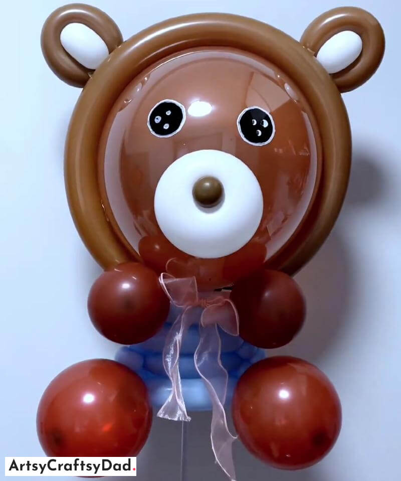 Balloon Bear Art and Craft for Decoration - Original Balloon Adornment Ideas For Celebrations