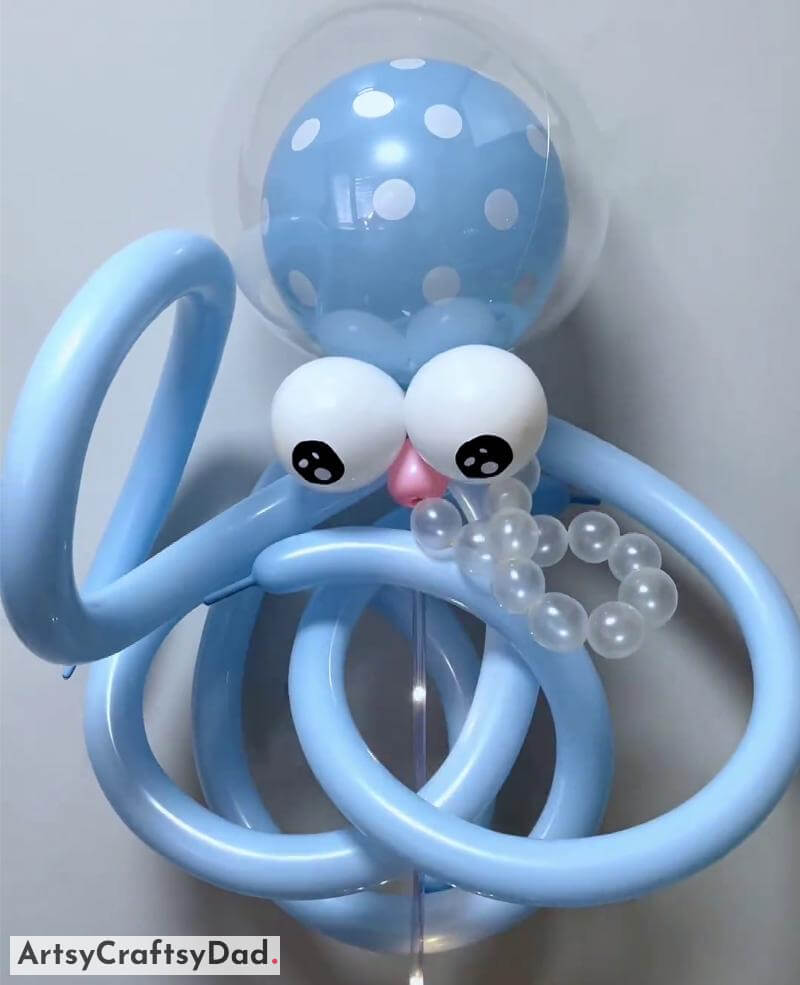 Balloon Octopus Craft Activity for Kids - Original Balloon Decoration Projects For Celebrations