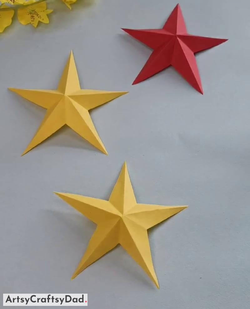 Basic Origami Paper Star Craft Project For Kids - Remarkable Paper Crafting Projects For Youngsters