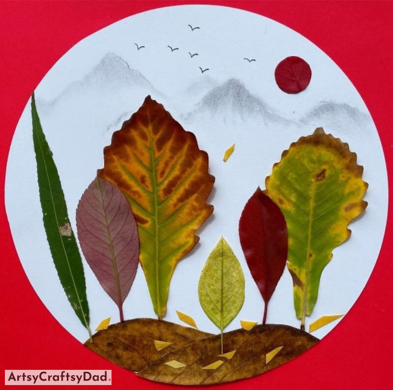 Beautiful Fall Leaf Landscape Art - Experience the Splendors of Nature with These Impressive Leaf Arts