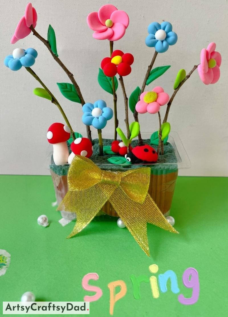 Beautiful Flowers Clay Craft Project For Spring Appealing Floral Clay Creation For The Springtime