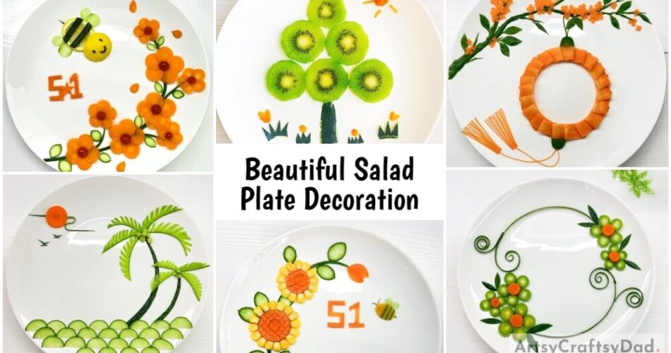Beautiful Salad Plate Decoration Ideas for Kids