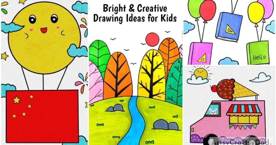Bright & Creative Drawing Ideas for Kids to Explore Their Imagination
