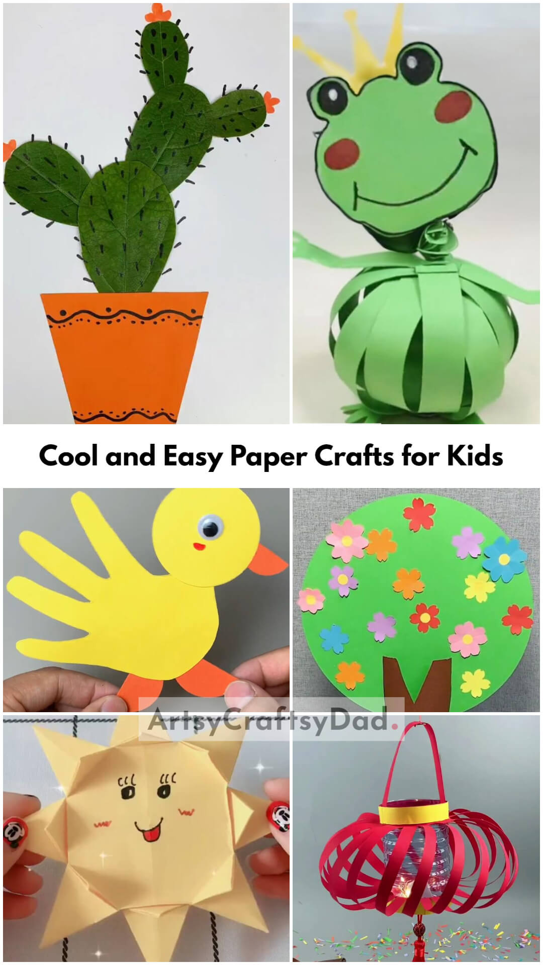 Cool and Easy Paper Crafts for Kids