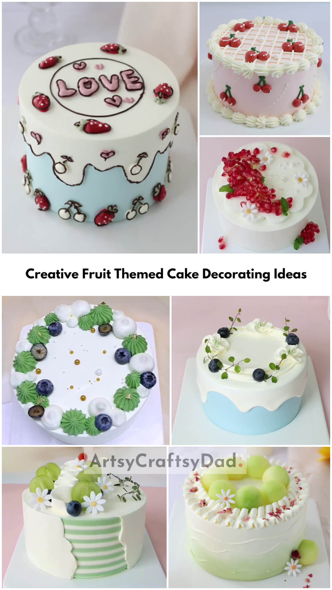Creative Fruit Themed Cake Decorating Ideas