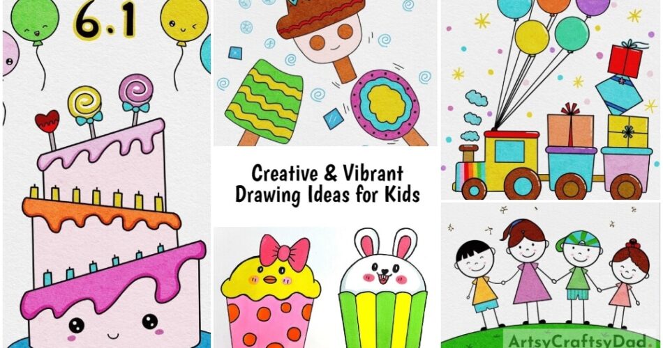 Creative & Vibrant Drawing Ideas for Kids