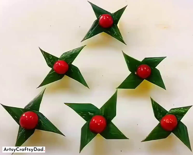 Cucumber and Cheery Tomato Ninja Star Food Decoration Art Idea - Marvelous Cucumber Sculptures in Dishes
