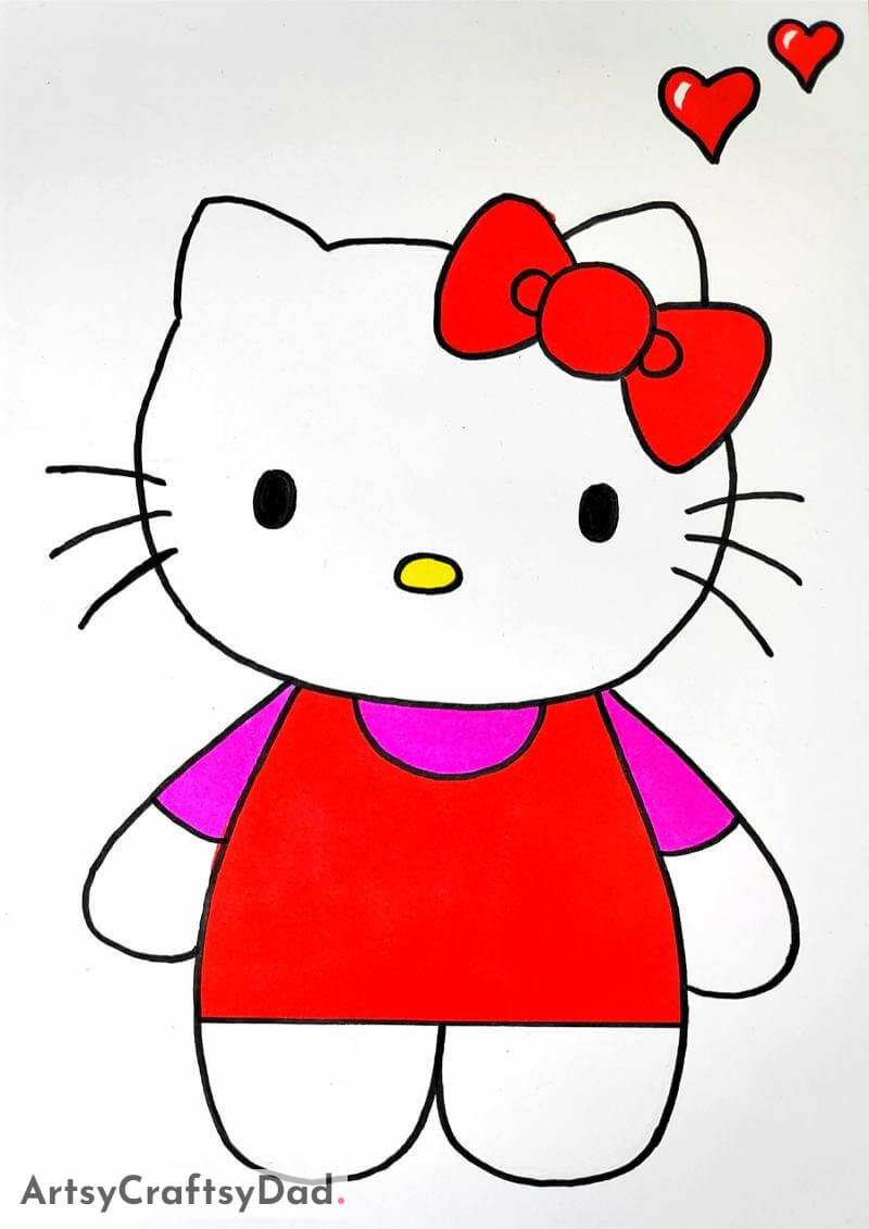Cute Kitty Drawing for Kids- Eye-catching Drawings for 10-12 Year Olds 