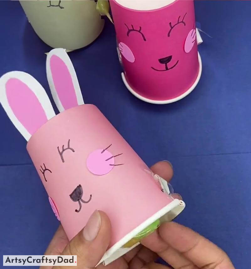 DIY Paper Cup Bunnies Art and Craft Idea For Kids - Enjoyable Arts and Crafts with Recycled Goods for Children 
