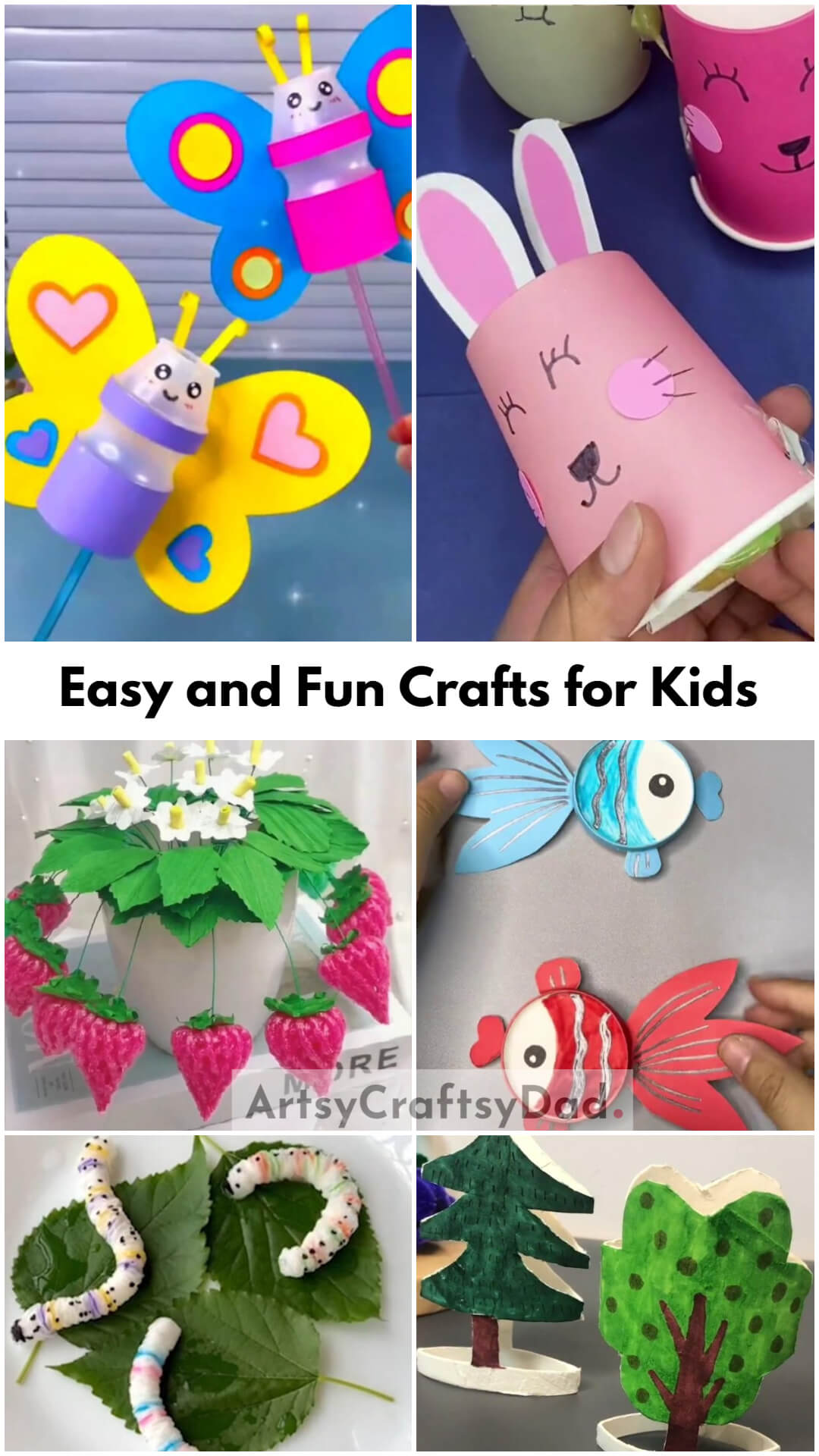 Easy and Fun Crafts for Kids Using Upcycled Materials