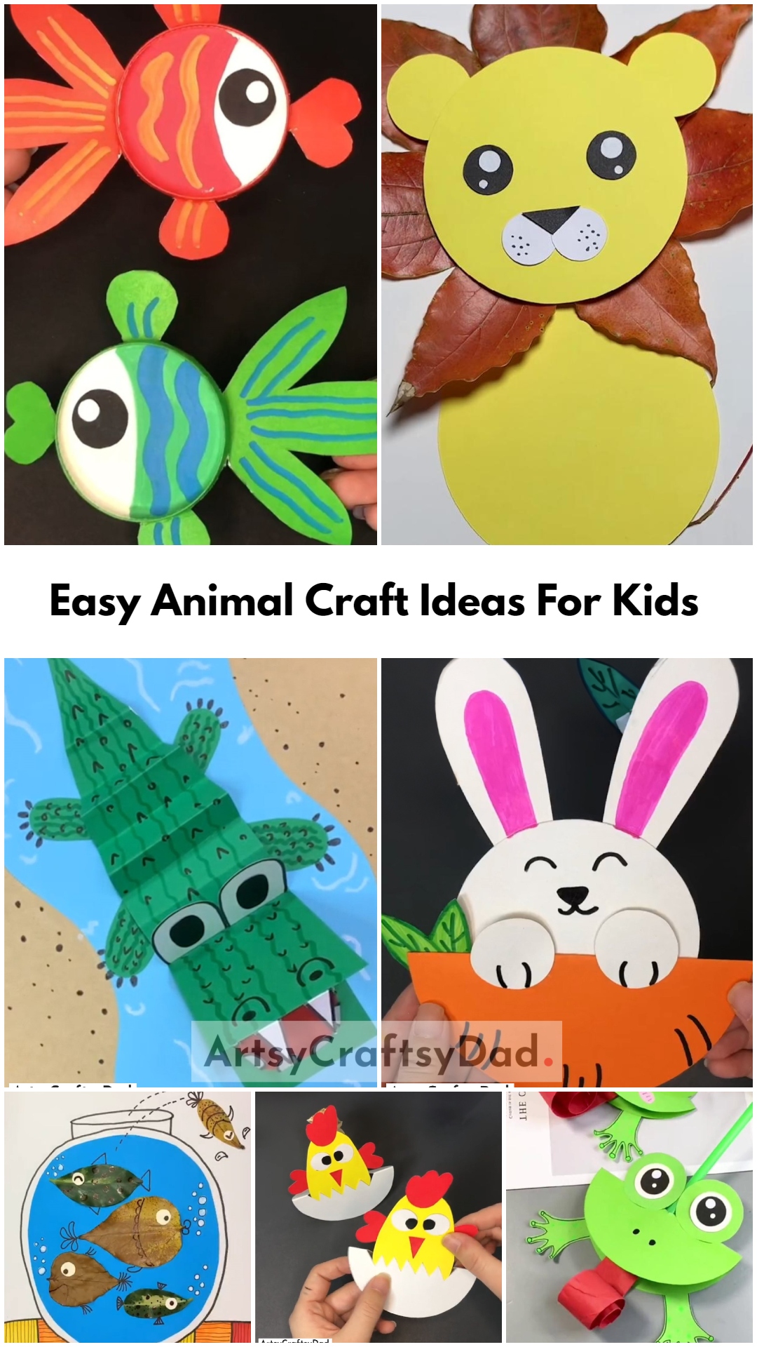 Easy Animal Craft Ideas For Kids
