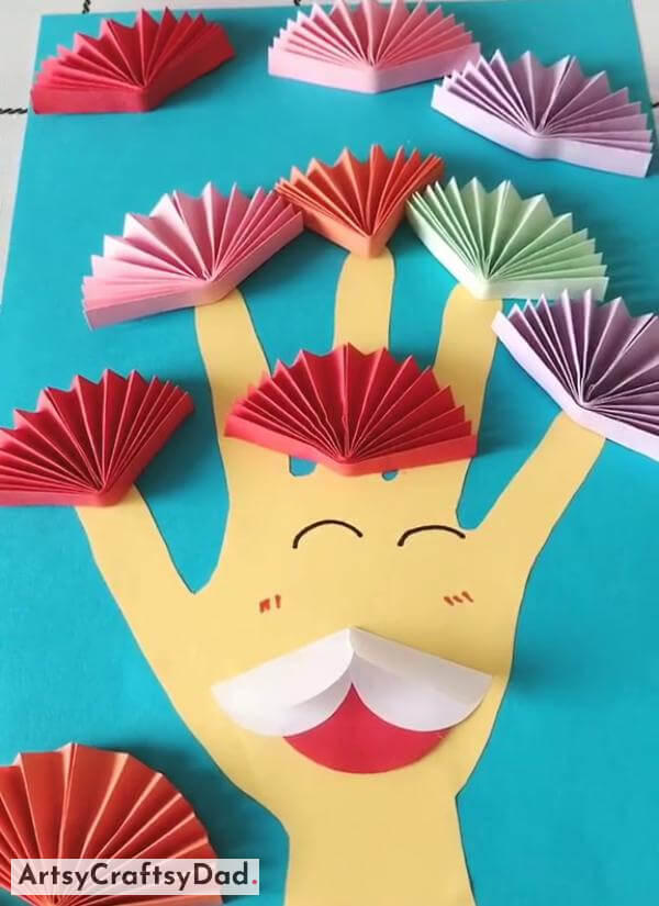 Easy Paper Handprint Tree Craft Idea For Kids - Inventive paper craft ideas for the little ones 