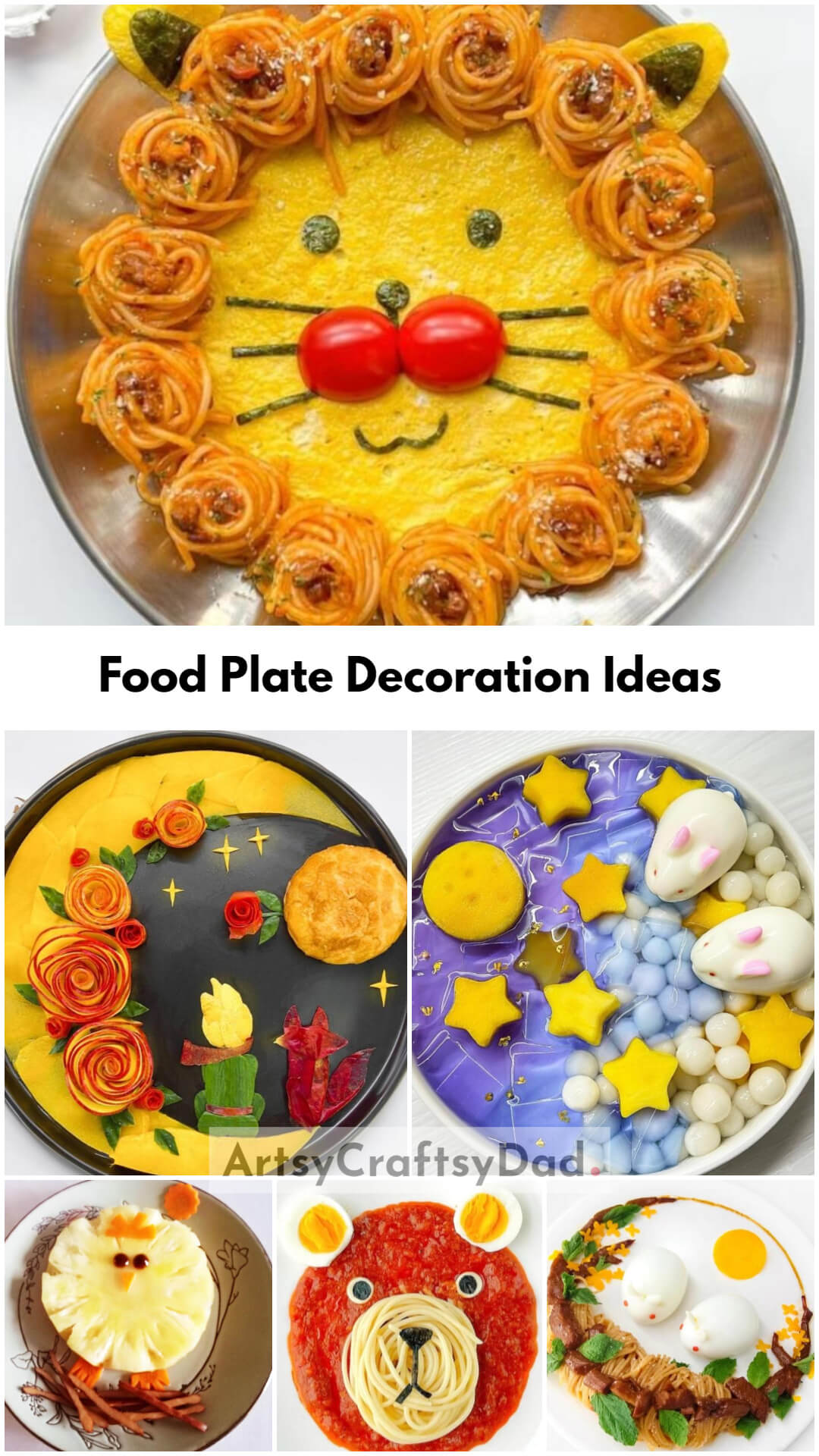  Food Plate Decoration Ideas To Make With Parents