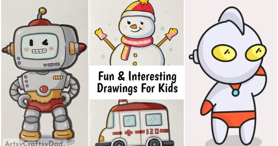 Fun & Interesting Drawings For Kids