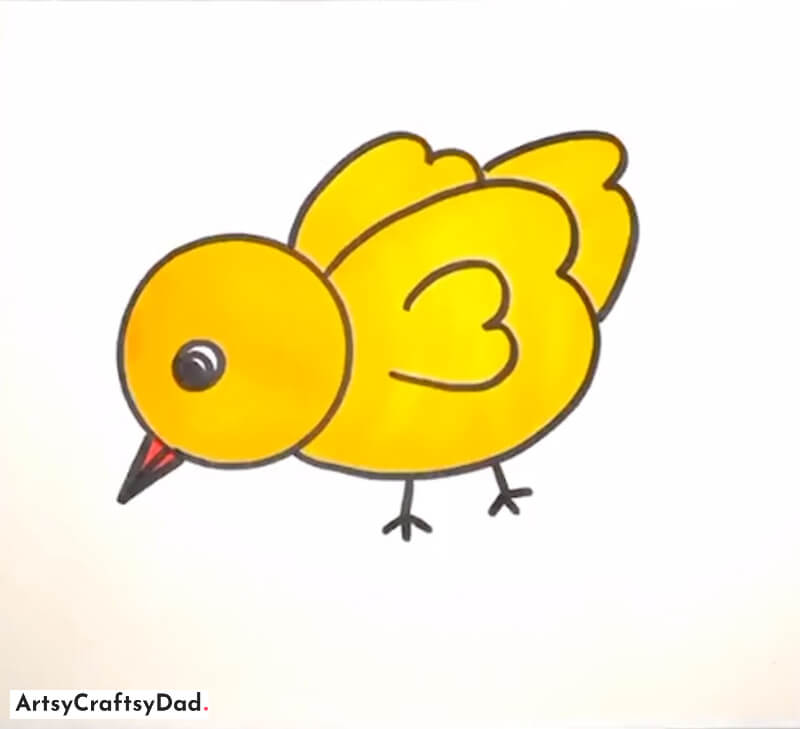 Little Bird Drawing for Kids - Innovative & Cute Animal Drawing Suggestions For Youngsters & Inexperienced Persons