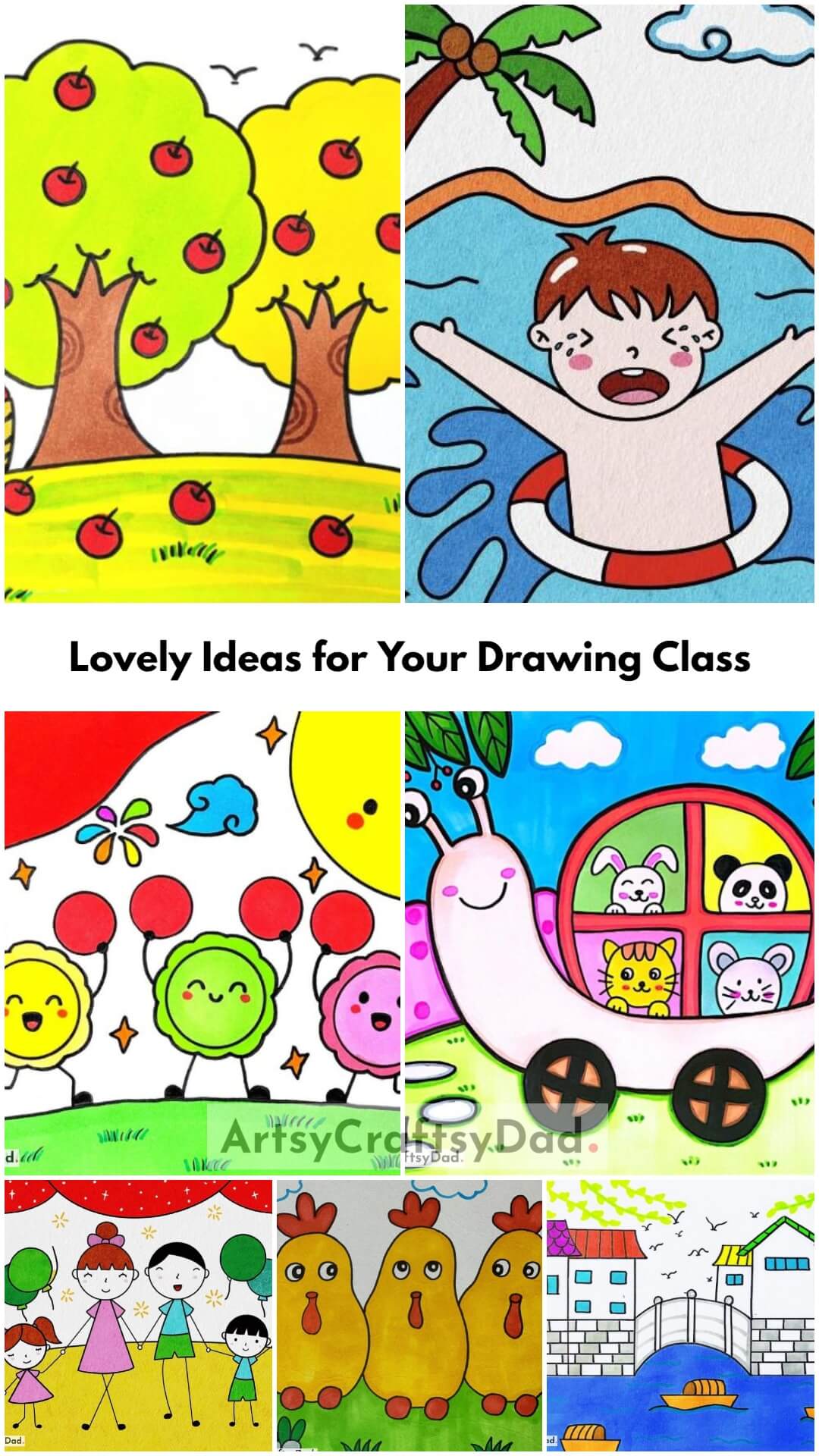 Lovely Ideas for Your Drawing Class