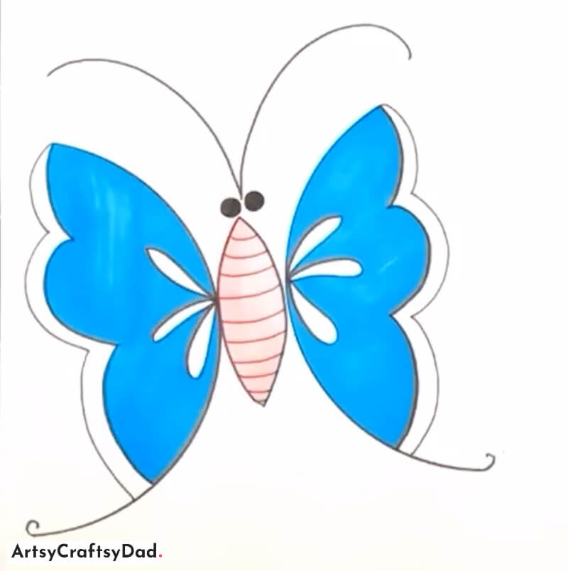 Make a Beautiful Butterfly Drawing in Minutes - Quick and Cute Animal Illustrations for Children and Newcomers