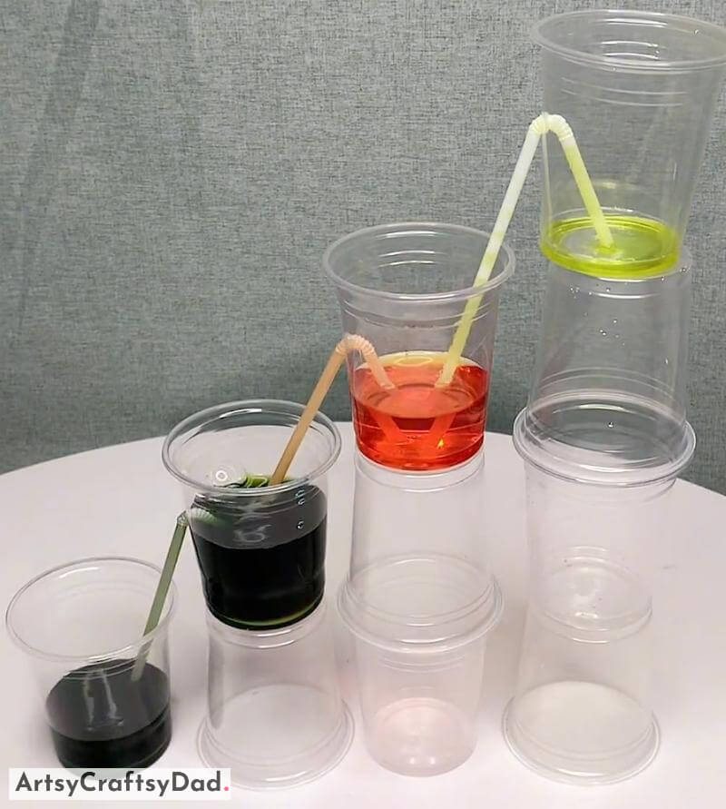 Science Experiment Activity Using Disposable Glasses - Interesting Crafts For Little Ones 