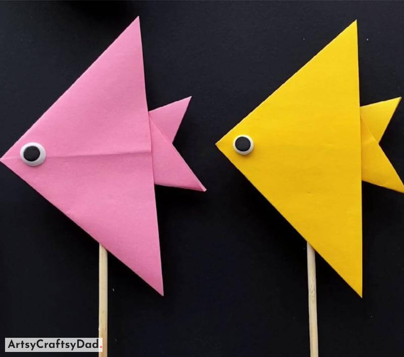 Simple and Easy Paper Fish Craft for Kids - Enjoyable and simple paper creations for children 