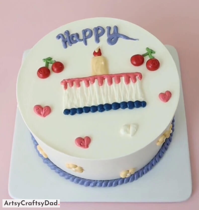 Simple Buttercream Cake Decoration Idea for Special Occasions - Uncomplicated Ideas for Birthday Cake Decor