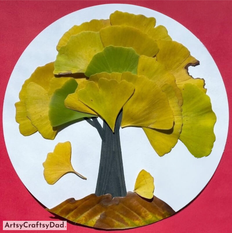 Stunning Tree Craft Using Leaves - Witness the Wonders of Nature with These Gorgeous Leaf Artworks
