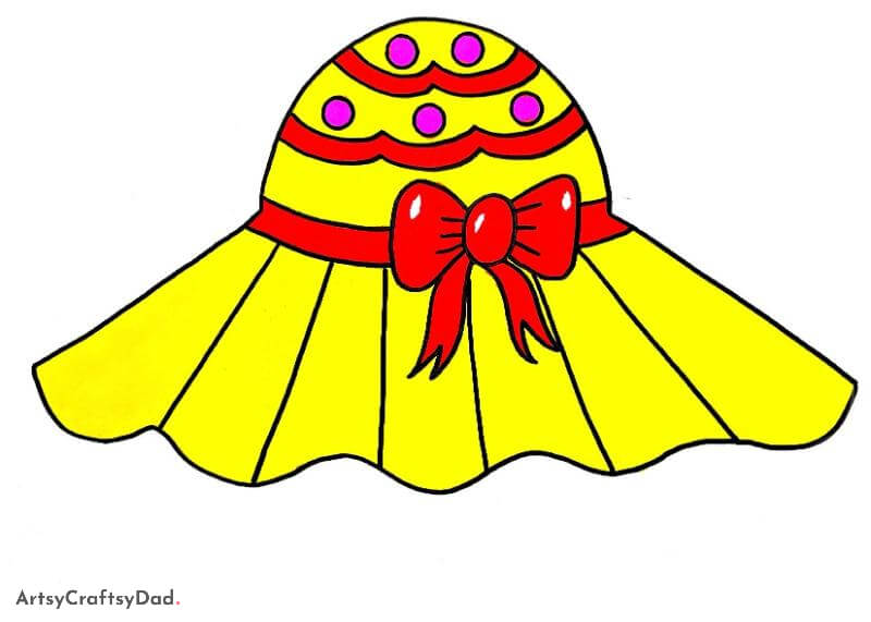 Stunning Yellow Hat Drawing - Lovely Proposals for Your Artistic Course