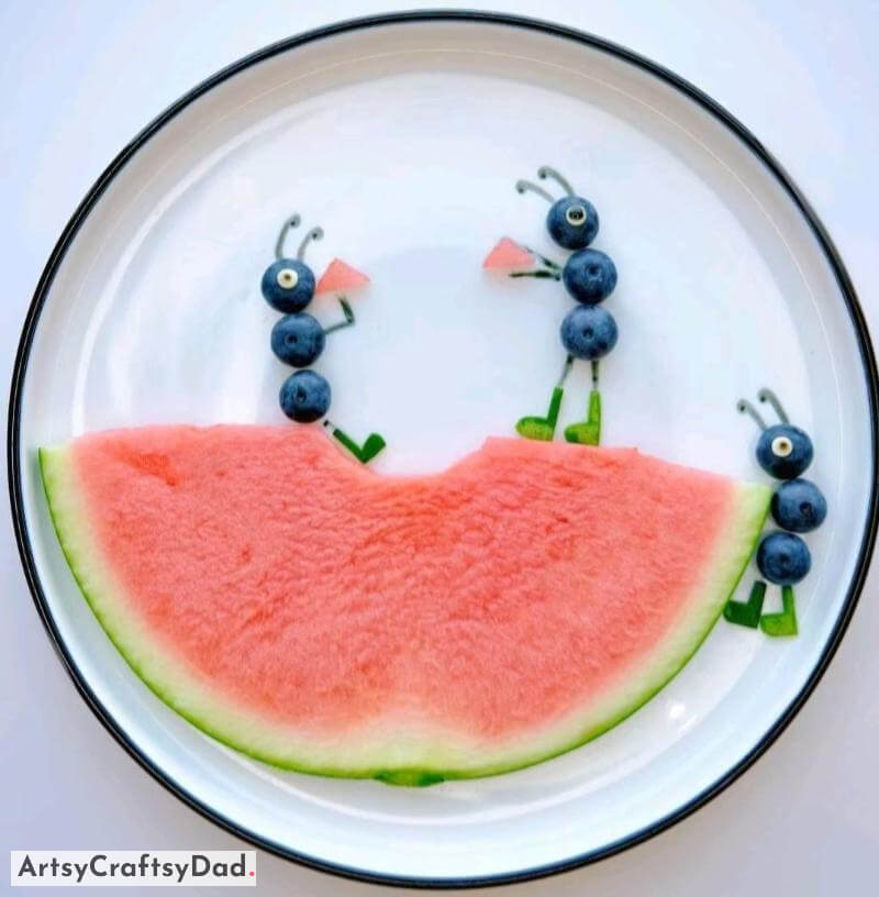 Unique Watermelon Fruit Decoration With Ants An Original Twist on Watermelon Fruit Decoration With Ants