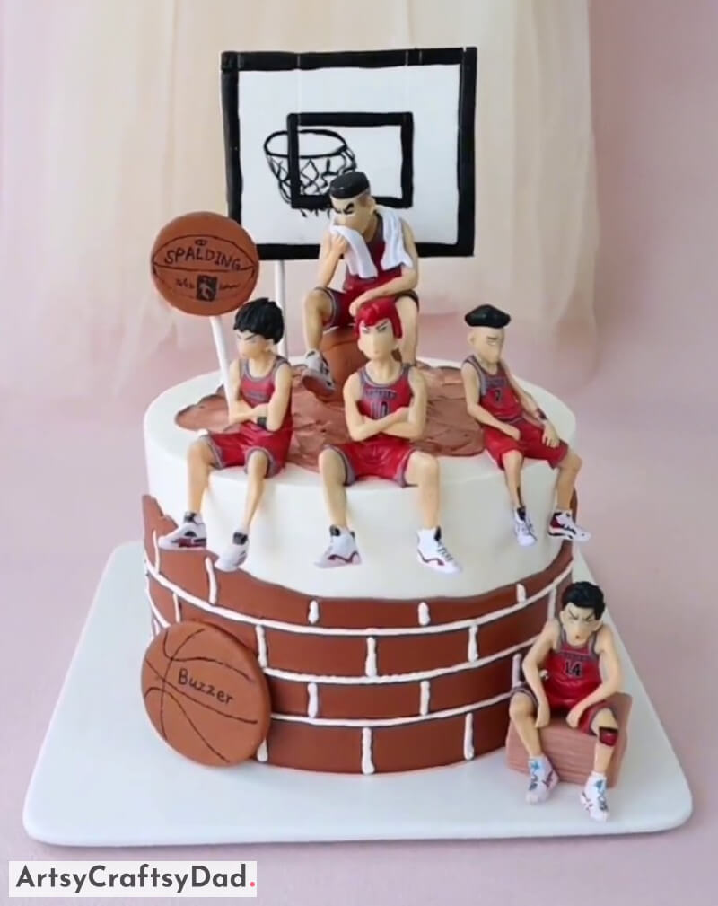 Wonderful Basketball Theme Cake Decoration Idea - Delectable Ideas For Decorating Birthday Cakes For Little Ones