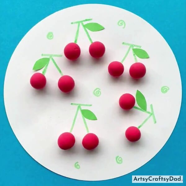  Finally! Our Clay Cherries Art & Craft Is Ready Now!