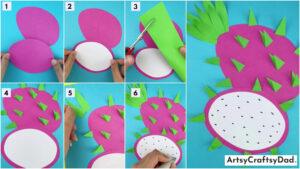 Amazing Paper Dragon Fruit Craft Step By Step Tutorial
