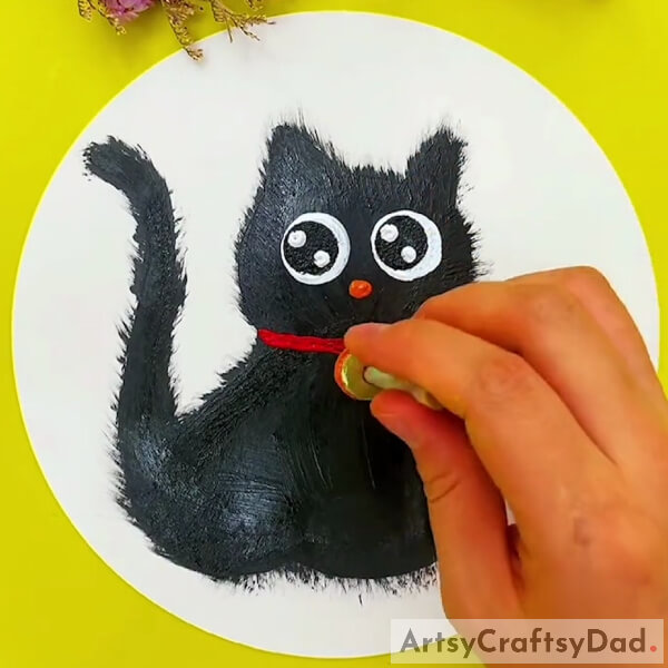 Making Cat's Little Bell Using Stamp