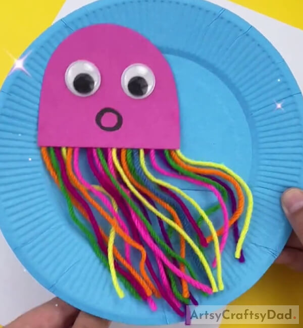 Wow! Our Swimming Jellyfish Paper Craft is Ready!