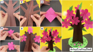 Easy To Make 3D Tree Craft Tutorial For Kids