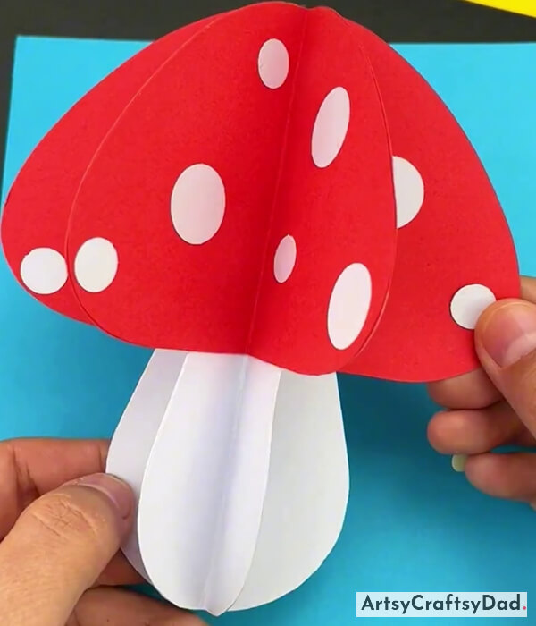 Finally, Your Paper Mushroom Craft Is Ready!