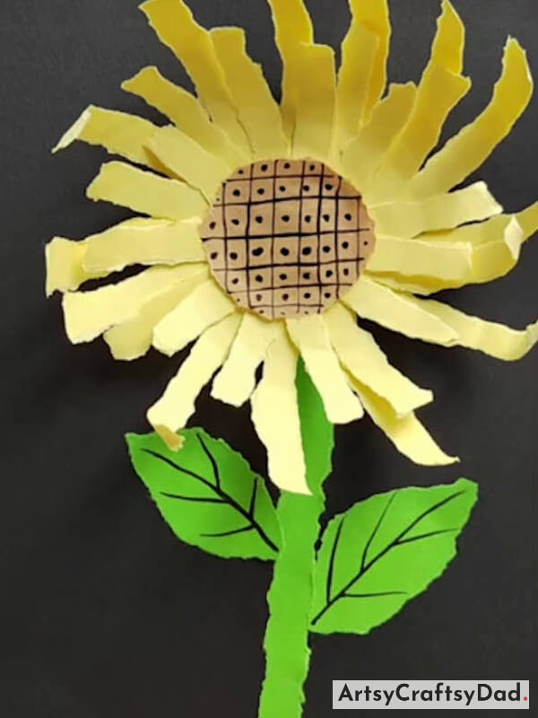 It Is Our Paper Sunflower Craft!