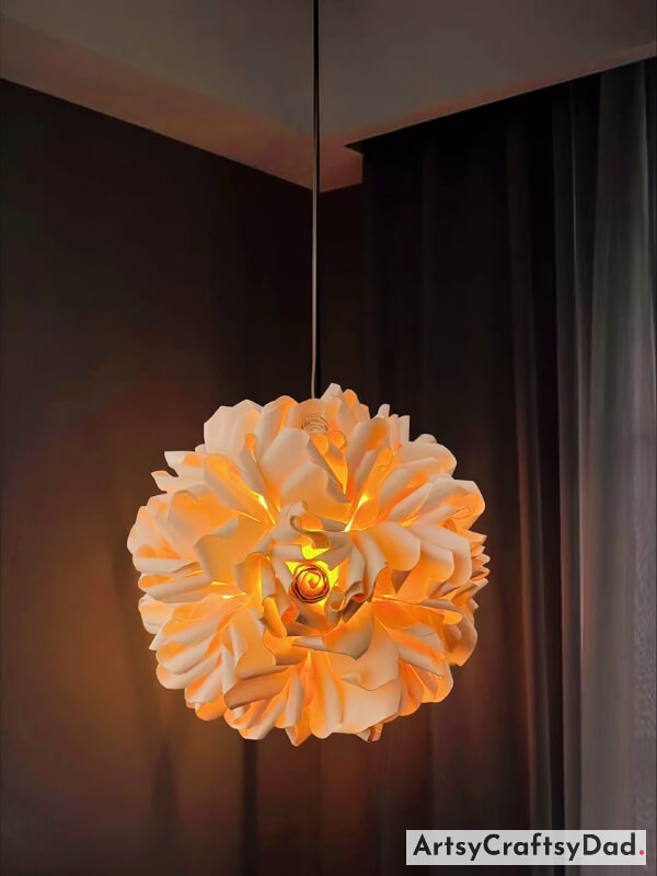 Our Flower Chandelier Hanging Lamp Is Ready Now!