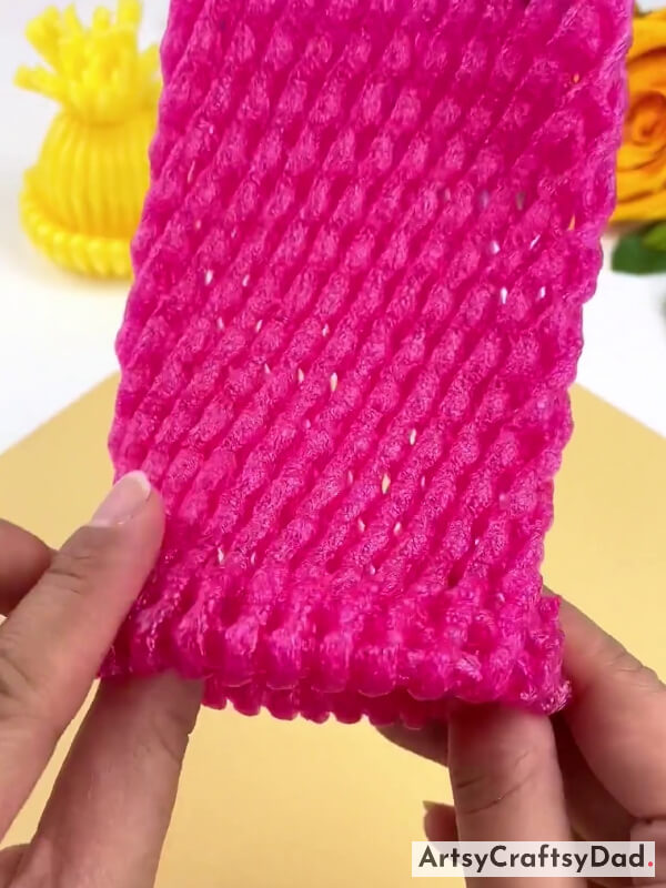 Completely Folding Fruit Foam Net