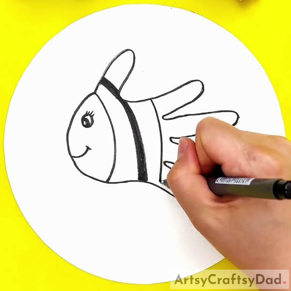 Drawing A Clownfish