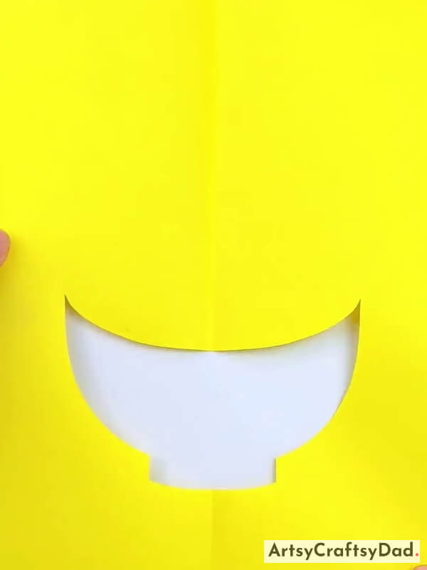 Cutting A Bowl Shape From the Yellow Paper