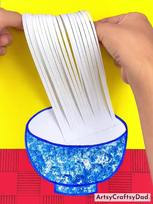 Pasting Noodle Strip