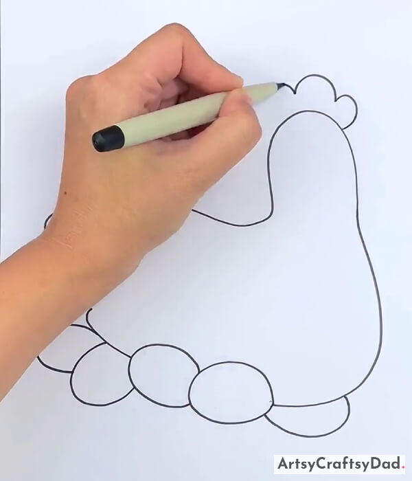 Drawing Hen's Comb