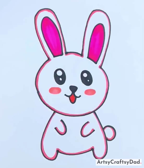 Our Rabbit Drawing Is Ready Here!
