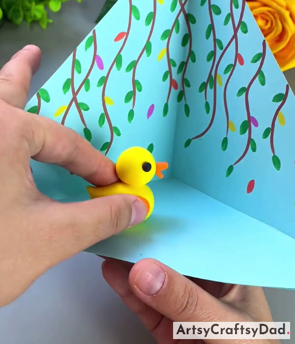 Pasting Toy Duck