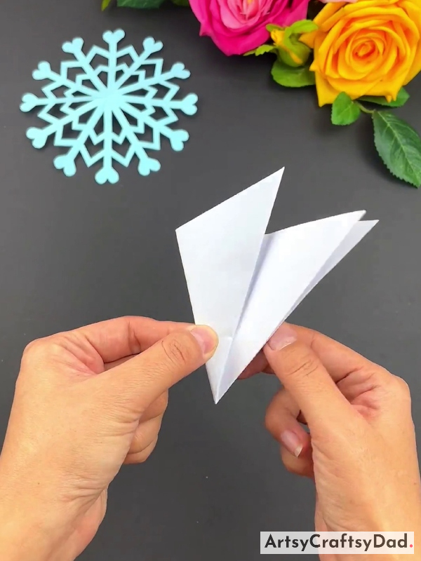 Folding The Paper In One By Third Part