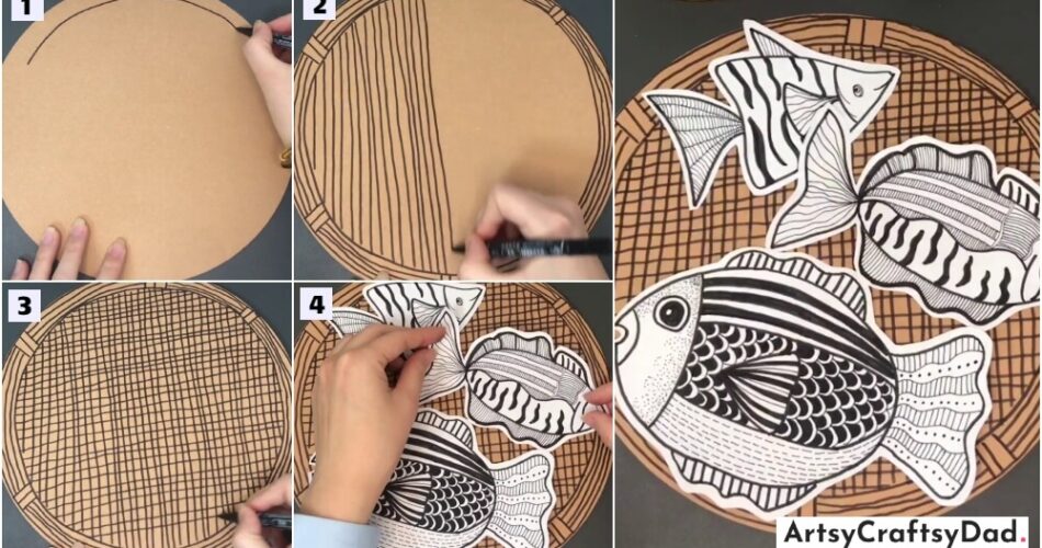 Adorable Terracotta fish Plate Art & Craft Tutorial for Kids